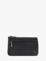 Porte-monnaie Madras Cuir Etrier Bleu madras EMAD612