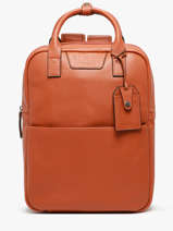 Leather Flandres Backpack Etrier Orange flandres EFLA8272