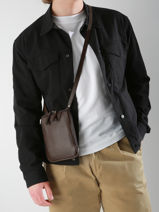 Sac Bandouli�re Flandres Cuir Etrier Marron flandres EFLA728S-vue-porte