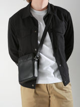 Sac Bandouli�re Flandres Cuir Etrier Noir flandres EFLA729S-vue-porte