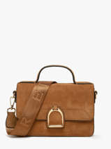 Sac Bandouli�re S Altesse Suede Etrier Marron altesse suede EASU048S