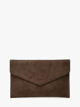 Pochette De Soir�e L Paddock Cuir Etrier Marron paddock EPAD075L