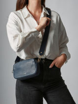 Sac Bandouli�re Tradition Cuir Etrier Bleu tradition ETRA141S-vue-porte