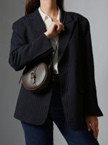 Sac Bandouli�re Oxer Cuir Etrier Marron oxer EOXE130S-vue-porte