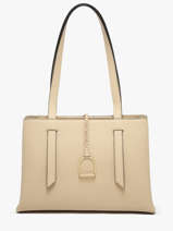 Shoulder Bag Torsade Leather Etrier Beige torsade ETOS173L